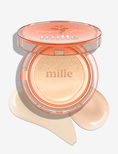 MILLE คุชชั่นโกลด์ PERFECT GLOW SKIN COVER BLURRING CUSHION 14 G.