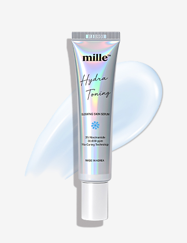 MILLE เจลเย็นเร่งขาว HYDRA-TONING GLOWING SKIN SERUM