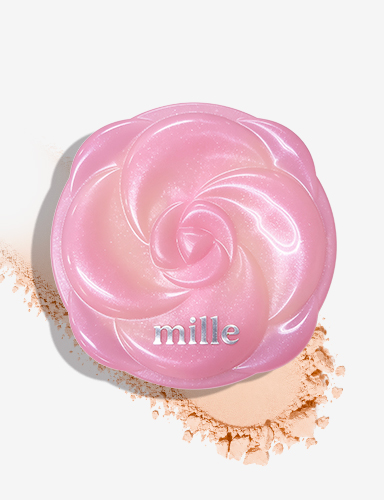 MILLE แป้งฝุ่นเซตเมคอัพ ROSE PEPTIDE LOOSE POWDER 20 G.