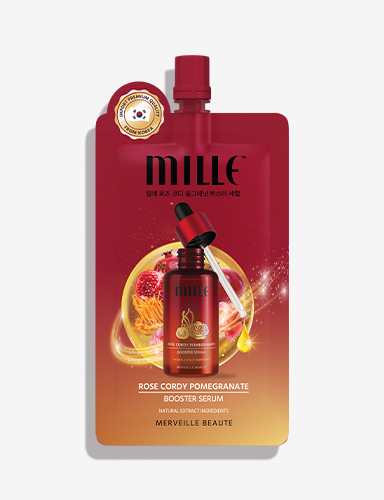 MILLE เซรั่มลดริ้วรอย ROSE CORDY POMEGRANATE BOOSTER SERUM 6 G.