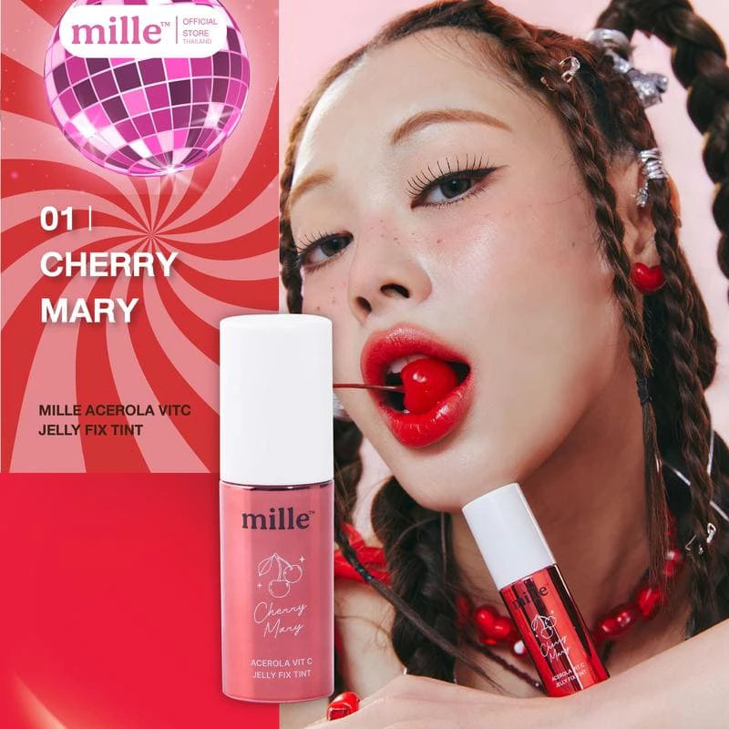 MILLE เจลลี่ทิ้นท์ ACEROLA VIT C JELLY FIX TINT 5 G.