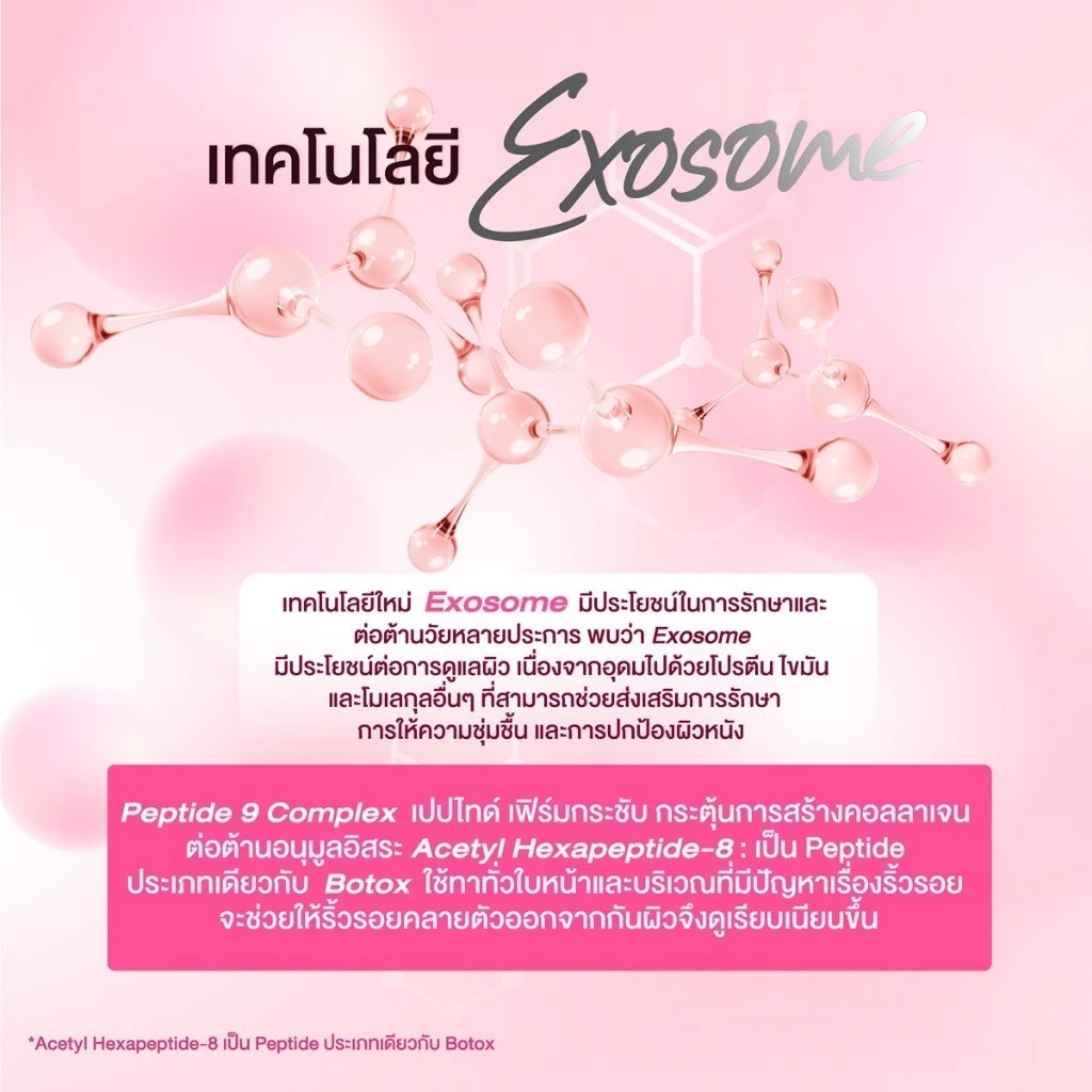 MILLE เจลครีมผิวกระจ่างใส WHITENING ROSE PEPTIDE 9 COMPLEX MULTIVITAMIN GEL CREAM 25 G.