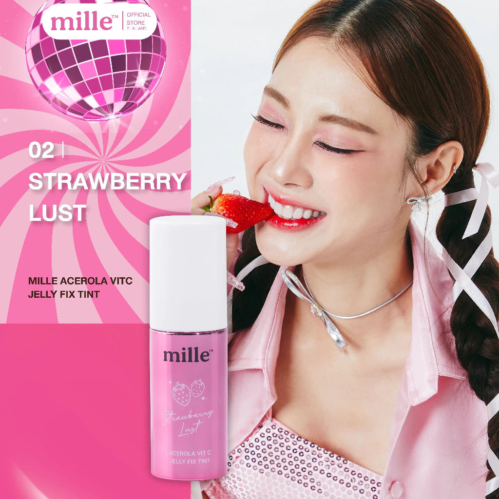 MILLE เจลลี่ทิ้นท์ ACEROLA VIT C JELLY FIX TINT 3 G.