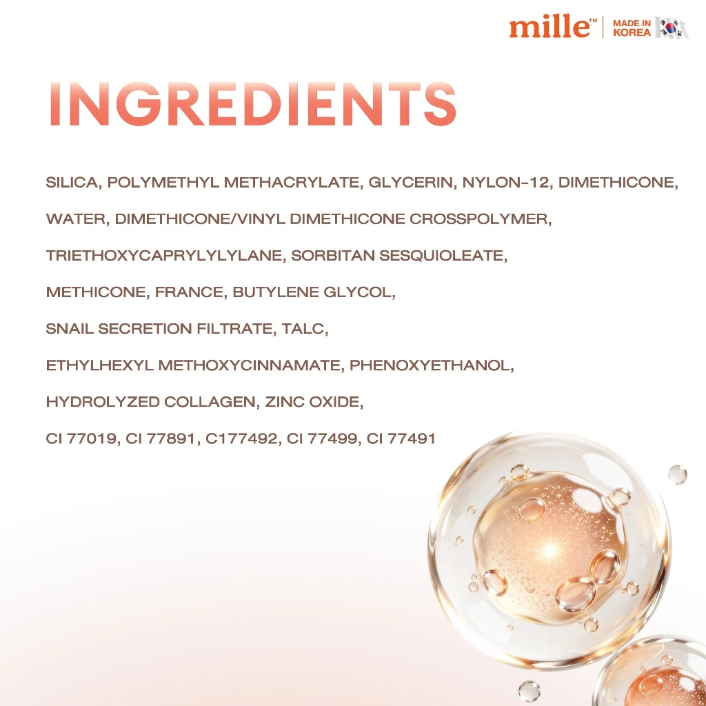 MILLE แป้งคอลลาเจน SOFT BLUR COLLAGEN POWDER PACT 11 G.